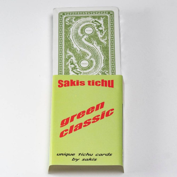 Sakis Tichu Ladies Green Playing Cards